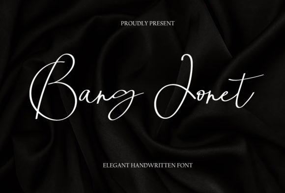 Bang Jonet: A Slim Handwritten Font for Modern Web Design