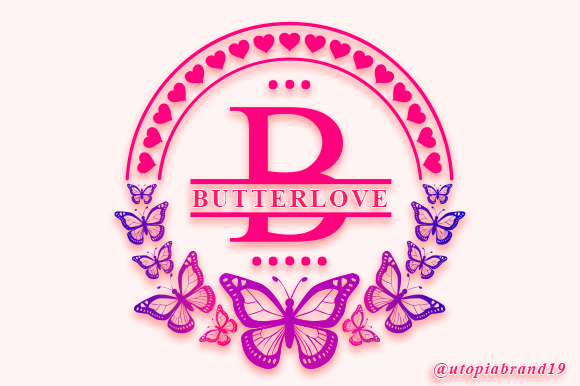 Butterlove Monogram: A Decorative Font That Elevates Brand Storytelling