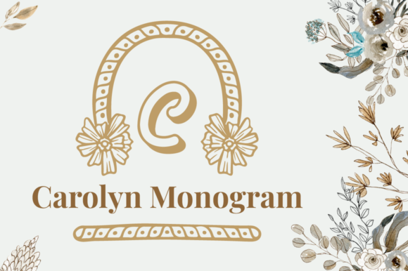 Carolyn Monogram Brings Handcrafted Charm to Branding Projects