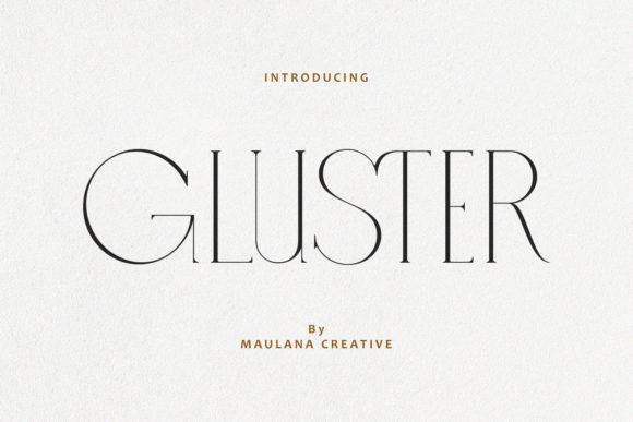 Gluster: A Serif Font That Elevates Editorial Mood and Readability