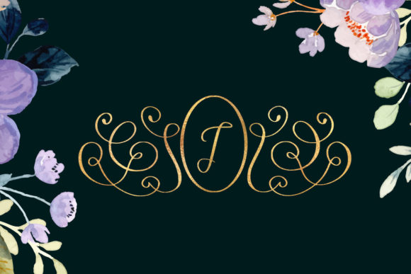 Luxury Monogram: A Decorative Typeface That Elevates Campaign Design