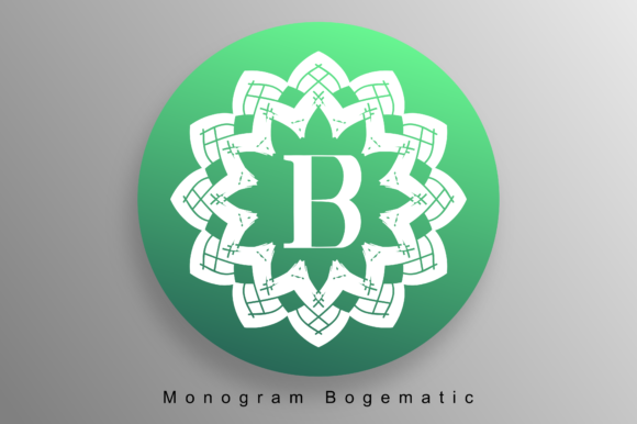 Monogram Bogematic: A Decorative Typeface for Editorial Warmth