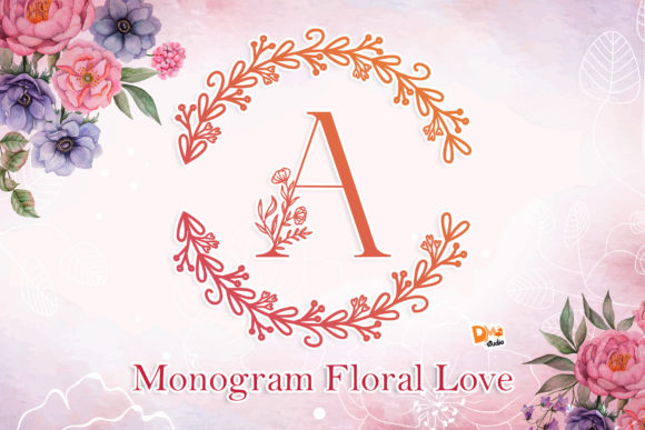 Monogram Floral Love Brings Handcrafted Charm to Your Font Collection