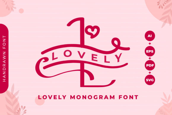 Monogram Lovely: A Decorative Typeface for Editorial Storytelling