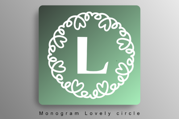 Monogram Lovely Circle: A Decorative Font for Editorial Design