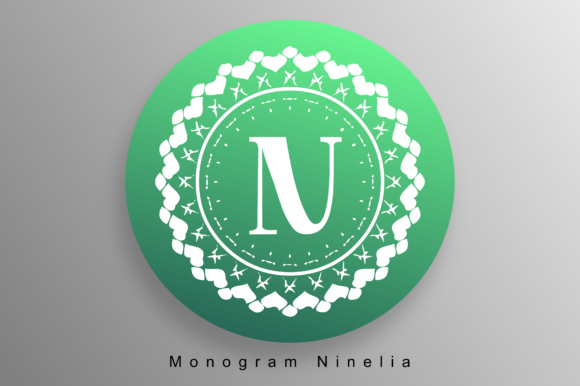 Monogram Ninelia: A Decorative Typeface for Modern Campaigns