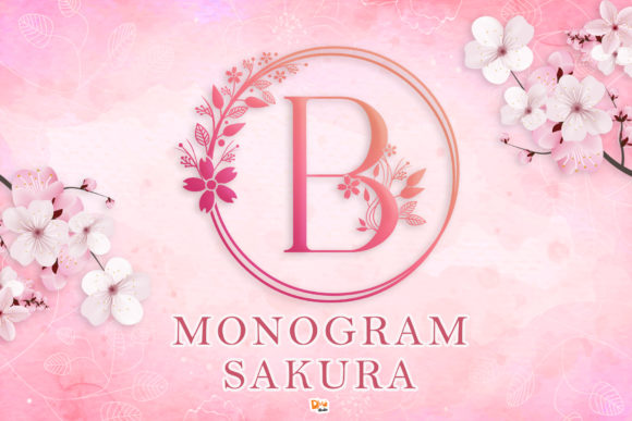 Monogram Sakura: The Display Font for Campaign Visuals