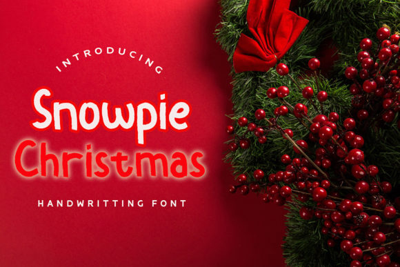 Snowpie Christmas: A Playful Sans Serif Font for Editorial Design