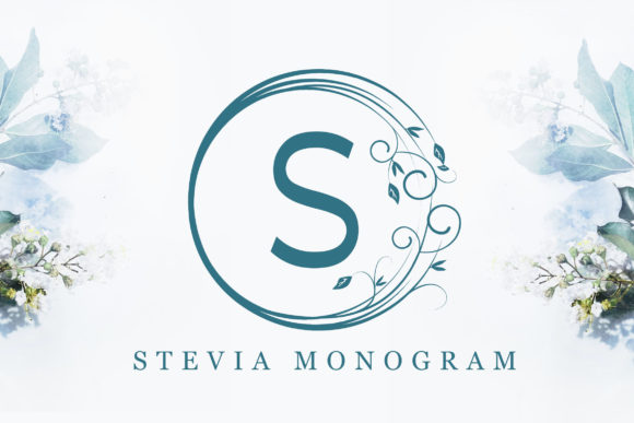 Stevia Monogram: A Delicate Decorative Font for Web and Digital Design
