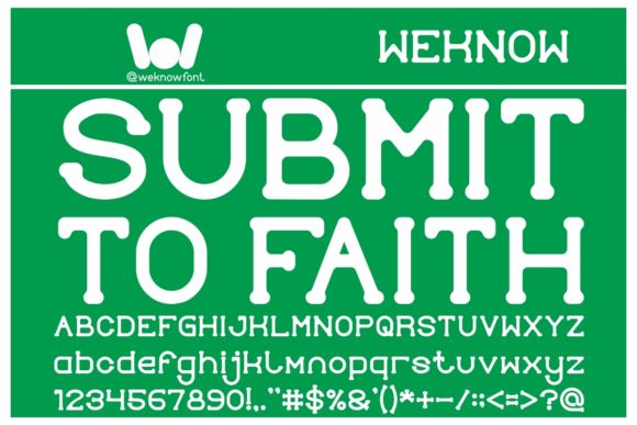 Submit to Faith: A Serif Font That Brings Campaigns to Life