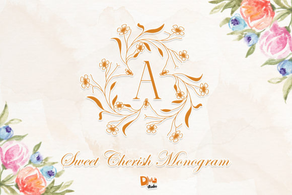 Sweet Cherish Monogram: A Decorative Font for Marketers