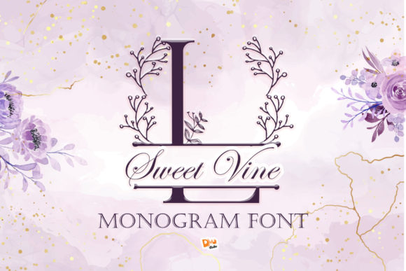 Sweet Vine Monogram: A Decorative Font with Editorial Charm