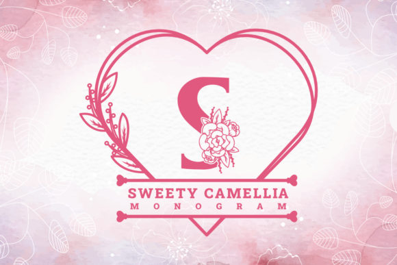 Sweety Camellia Monogram: Decorative Font for Campaign Impact