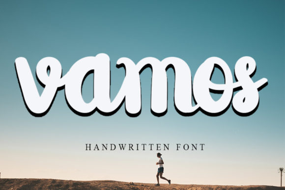 Vamos Typeface: A Handwritten Font for Digital Design and Brand Identity